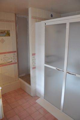 Travaux douche
