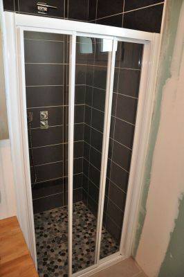Douche vitrée